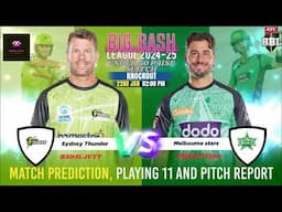 BBL 2025 Knockout Match Sydney Thunder vs Melbourne Stars | SYT vs MLS #bbl2025 #bblknockoutmatch