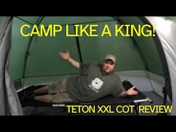 A review of the Teton XXL cot and why you NEVER want to take it backpacking!