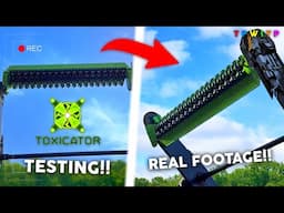 NEW Alton Towers Ride Toxicator is TESTING!!