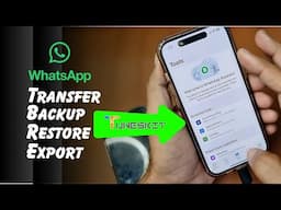 Easily Transfer WhatsApp data using theTunesKit WhatsApp data Transfer software