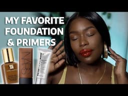 Foundations and primers for OILY dark skin