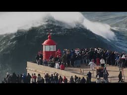 NAZARÉ’S BIGGEST SWELL IN YEARS | MOUNTAINS OF THE SEA