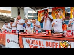 EATING 5LB OF BUFFALO CUISINE | BUFFALO BUFFET BOWL 2022 | JOEY CHESTNUT, GEOFF ESPER, MIKI SUDO