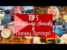 Top 5 Christmas Snacks at Disney Springs in 2022! | Food, Drinks, and More!