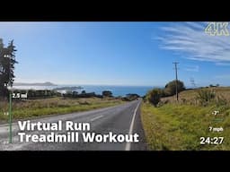 Virtual Run | Virtual Running Videos Treadmill Workout Scenery | Seacliff to Karitane Run