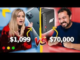 iPhone vs $70,000 Hollywood Camera ft. iJustine & Armando Ferreira