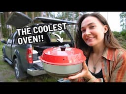 TRYING A CAMPING OVEN FOR THE FIRST TIME