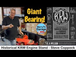 FUNCTIONAL History! K R Wilson Engine Stand - Steve Coppock w #barryt #flathead