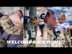 Military Coming Home | Tiktok compilation (Try not to cry) 😭