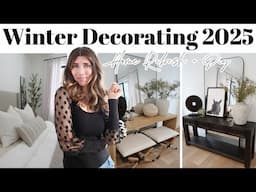 Winter Decorate With Me 2025 / Refresh the Home Making It Cozy & DIY Look for Less