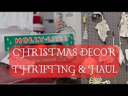 Antiquing for Christmas DECOR & THRIFT HAUL ♥️