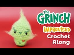 The Grinch Tree Ornament | Christmas Improvised Amigurumi Crochet Along