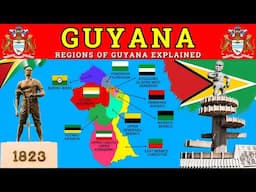 Guyana Geography Explained 🇬🇾 | Regions of Guyana | #guyana