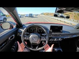 2025 Honda Civic Hybrid Sport Hatchback - POV Test Drive (Binaural Audio)