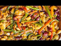 3 Beans salad | crunchy salad| how to cook 3beans salad #salad #southafricanyoutuber #cookingvideo