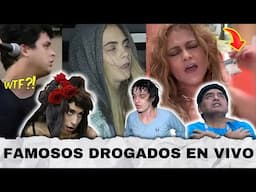 FAMOSOS CAPTADOS DROGADOS EN VIVO