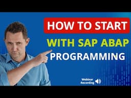 How to Start with SAP ABAP Programming: ABAP Career, Course & Learning Guide