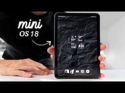 What's on my iPad Mini? (OS 18 Minimalist Setup)