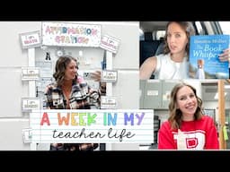 WEEK IN MY TEACHER LIFE | new week, same sweatshirt, teaching days, 3rd grade