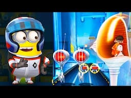 Racer minion vs Vector and His Drones ! Despicable me minion rush game