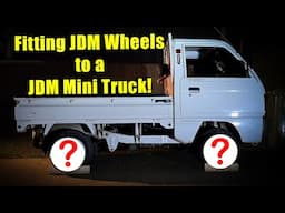 Fitting Rare JDM Wheels to a Kei Truck!