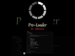 Animate a Pre-loader with CSS Transitions  #coding #viralvideo #viralshorts #html #css #programming