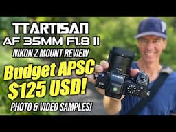 TTArtisan AF 35mm F1.8 II Nikon Z Review | $125 USD!