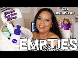 Empties Fall 2024 | Skincare, Body Care, Hair Care, and Makeup--Will I Repurchase?  🤷🏽‍♀️