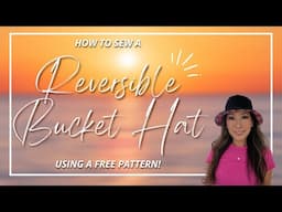 How To Sew A Reversible Bucket Hat! | @Mood_Fabrics  Bucket Hat Pattern