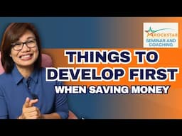 “THINGS TO DEVELOP FIRST, WHEN SAVING MONEY” 💰