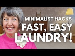 MINIMALIST Hacks To Make Laundry FASTER + EASIER! Reset Routine, Simplify 2025