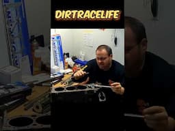 DIY Engine Refresh - Ridge Cutting and Honing #shorts #DirtTrackRacing #EngineBuilding