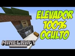 ELEVADOR SUBTERRANEO 100% OCULTO - Minecraft Consolas