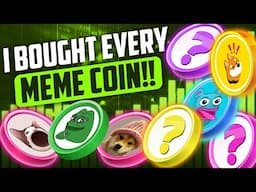 I Bought Every Meme Coin on BloFin | Let's See What Happens!!