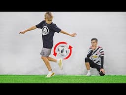 EASY FOOTBALL SKILL for KIDS for 2 DAYS! Football soccer tutorial SLAP ATW