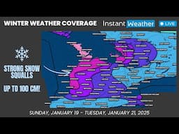 JANUARY 19, 2025 | ❄️ Winter Weather Coverage: High-Impact Snow Squall Event