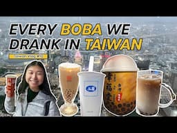 Trying Every BOBA Milk Tea in Taiwan 🧋! Xing Fu Tang, Chun Shui Tang, Night Markets & Cafe Reviews 🍵