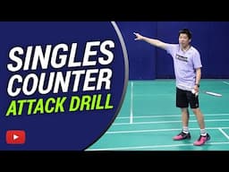 Badminton Singles Counter Drill - Coach Efendi Wijaya