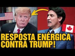 Trudeau promete RESPOSTA ENÉRGICA contra EUA se Trump cumprir ameaça das tarifas contra Canadá 🇨🇦 🇺🇸