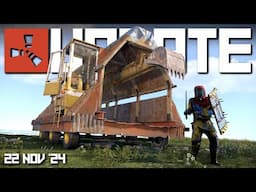 Siege weapons, Shields, Ice sculpting - First look! | Rust Update 22nd November 2024