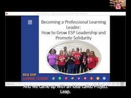 Becoming a Professional Learning Leader: How to Grow ESP Leadership and Promote Solidarity