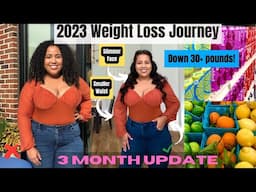 2023 Weight Loss Journey| Lost 30+ pounds, Inches Lost, Weight Loss Meal, Before & After Pictures