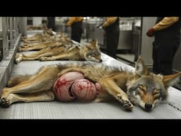 American Farmers Hunt And Process Millions Of Coyotes That Attack Farms This Way