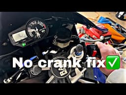 Yamaha R1 won’t start fix starter button does nothing