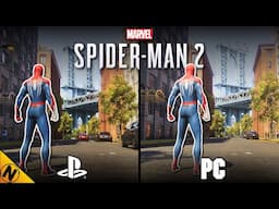 Spider-Man 2 [PC] vs Spider-Man 2 [PS5 Pro] | Direct Comparison