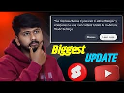 सावध व्हा 😢Important Update in YT Studio App |  allow third-party companies to use your content