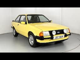 Ford Escort XR3 - Restored Prarie Yellow!