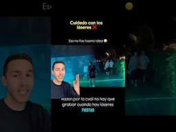 Cuidado con estos LASER en las fiestas! ❌ Pueden destruir tu cámara…