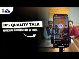 #BISQualityTalk: National Building Code of India | Episode 26