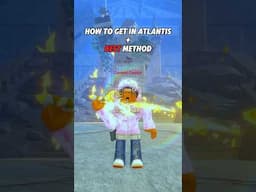 The BEST Method To Get INSIDE Atlantis #fisch #roblox #captinttb